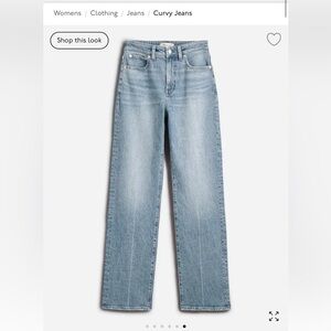Madewell 90s straight curvy
